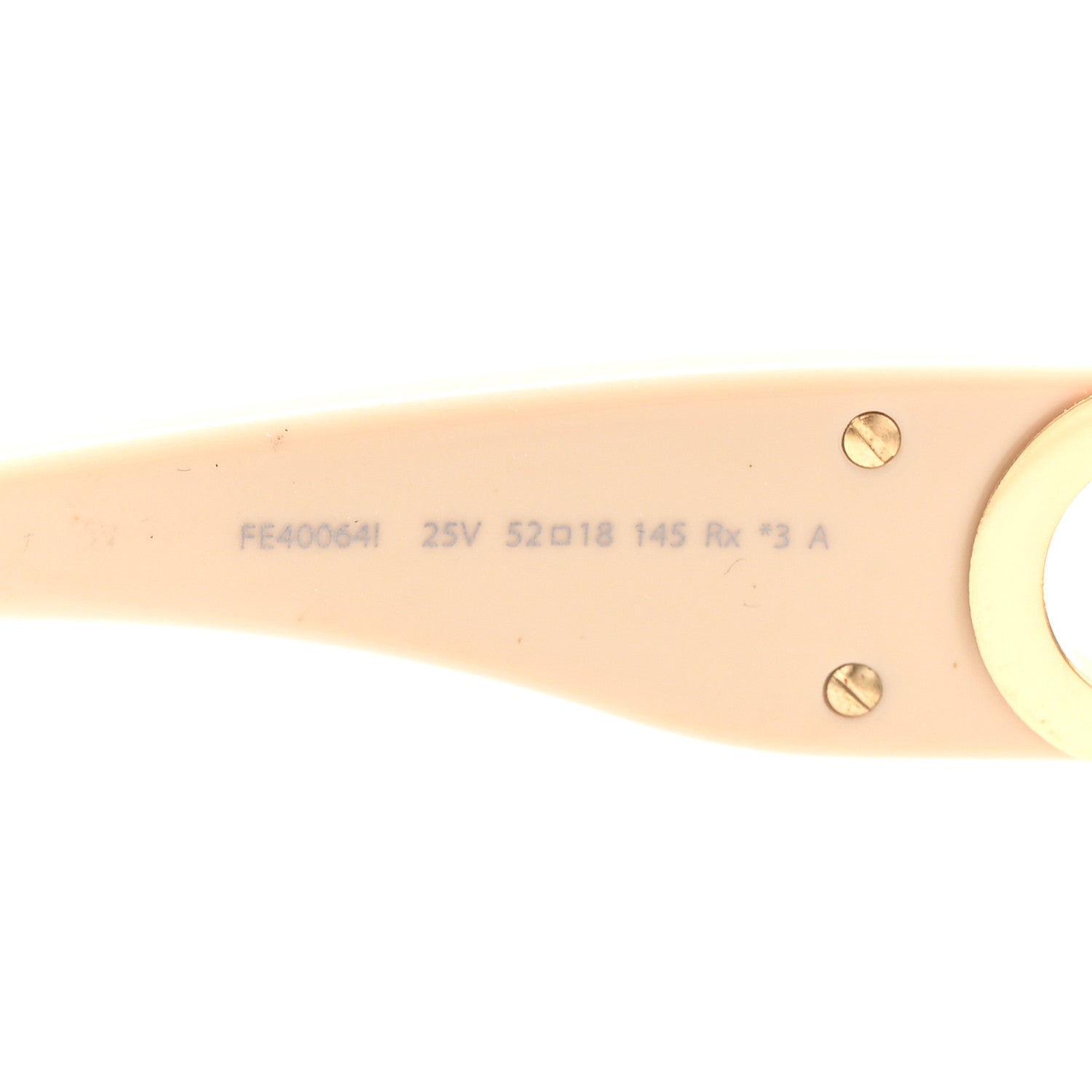 Fendi Square Sunglasses — Beige