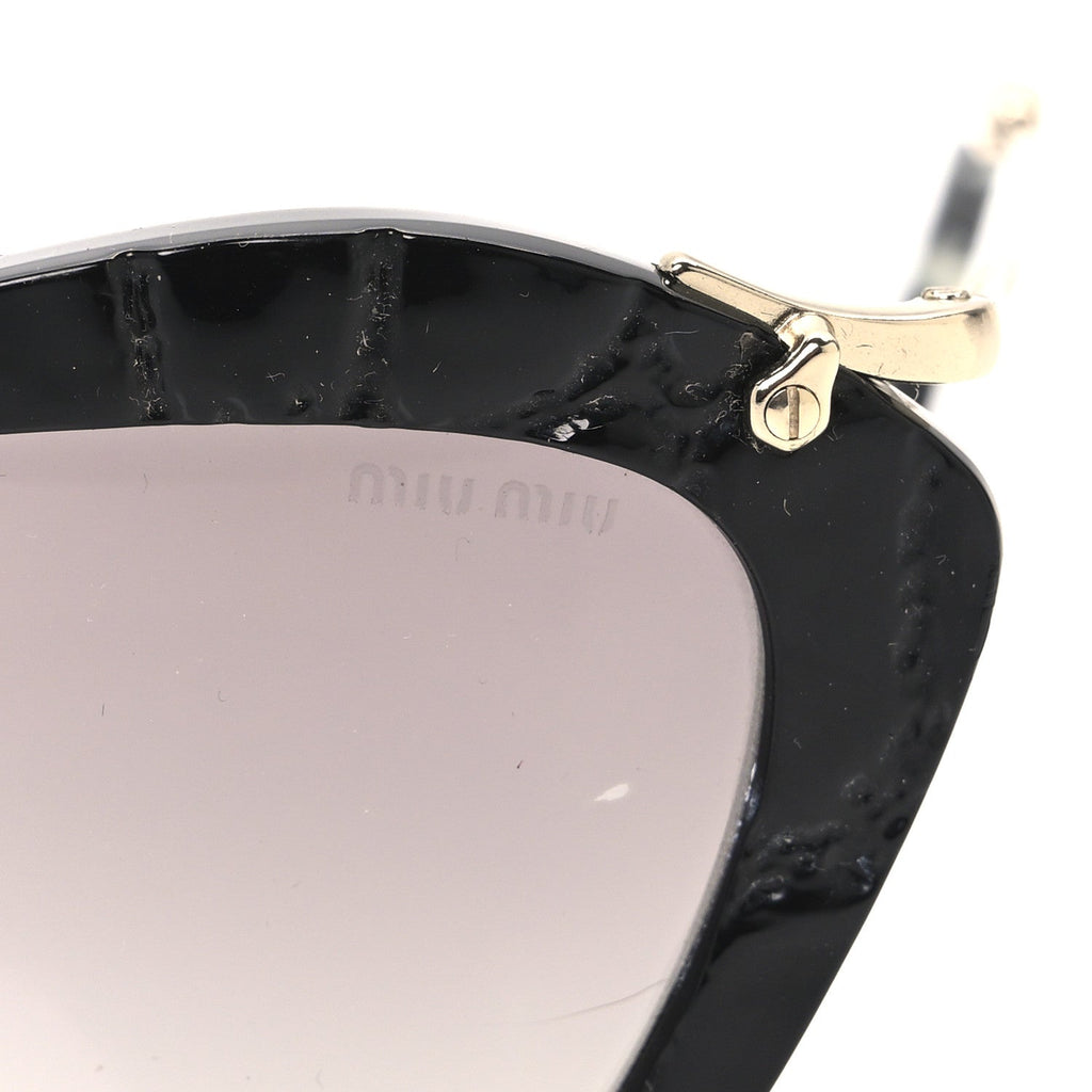 Miu Miu Cat-Eye Sunglasses — Black SMU10N