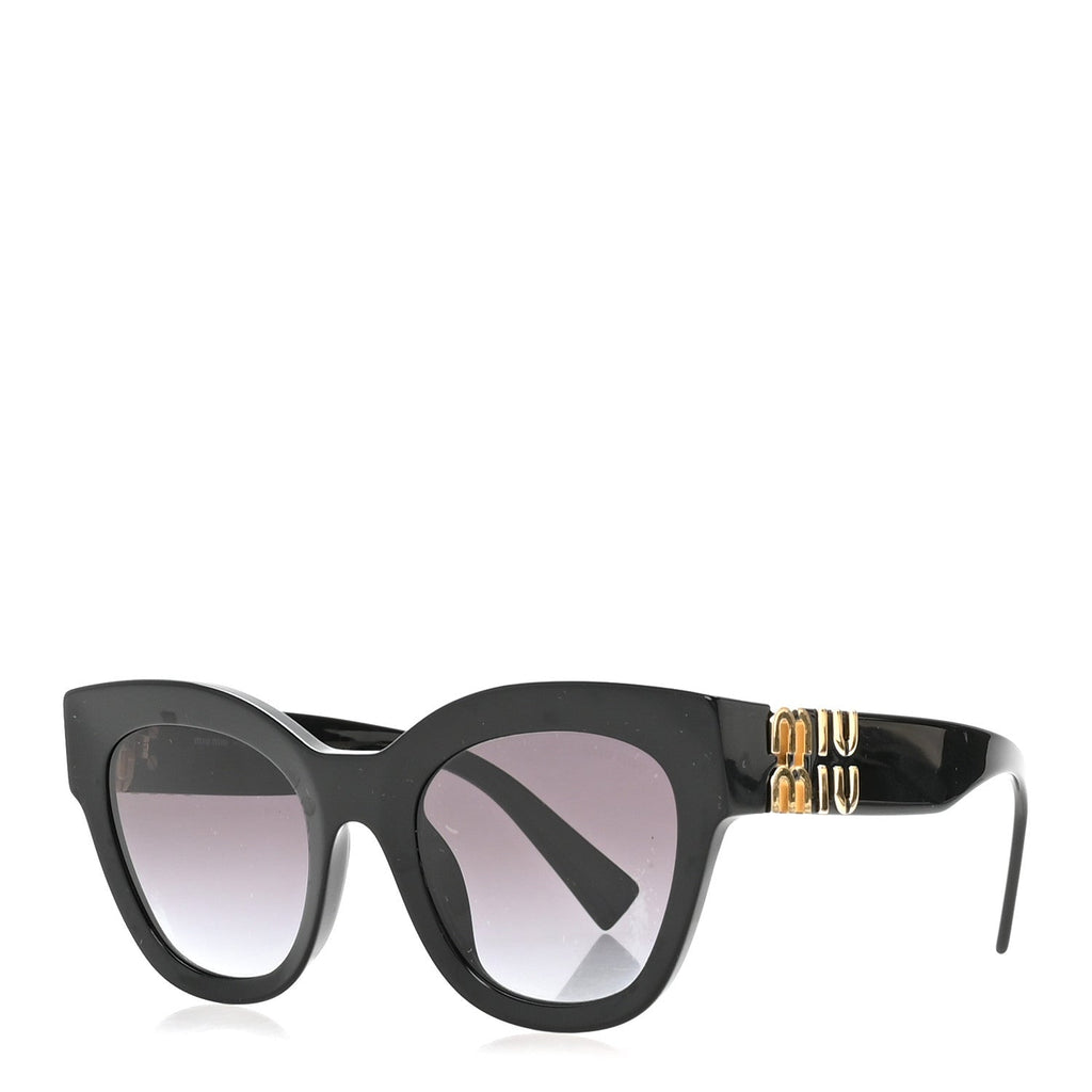 Miu Miu Square Sunglasses — Black SMU01Y
