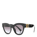 Miu Miu Square Sunglasses — Black SMU01Y