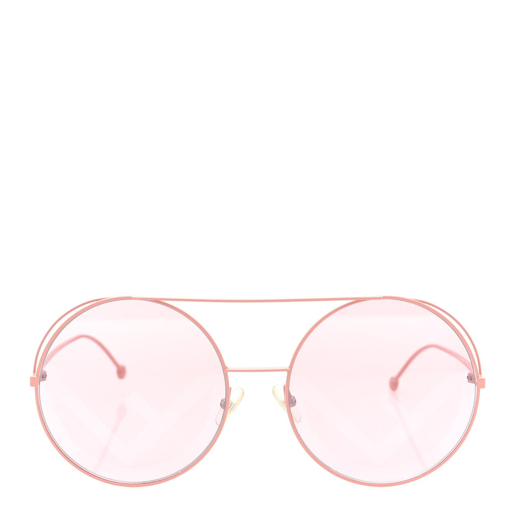 Fendi Round Sunglasses — Pink