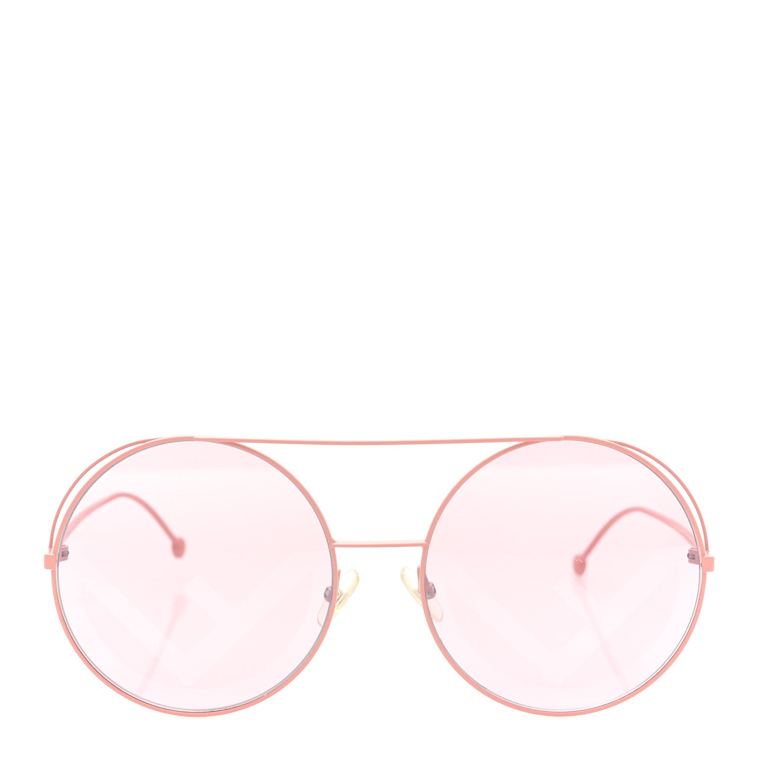 Fendi Round Sunglasses — Pink