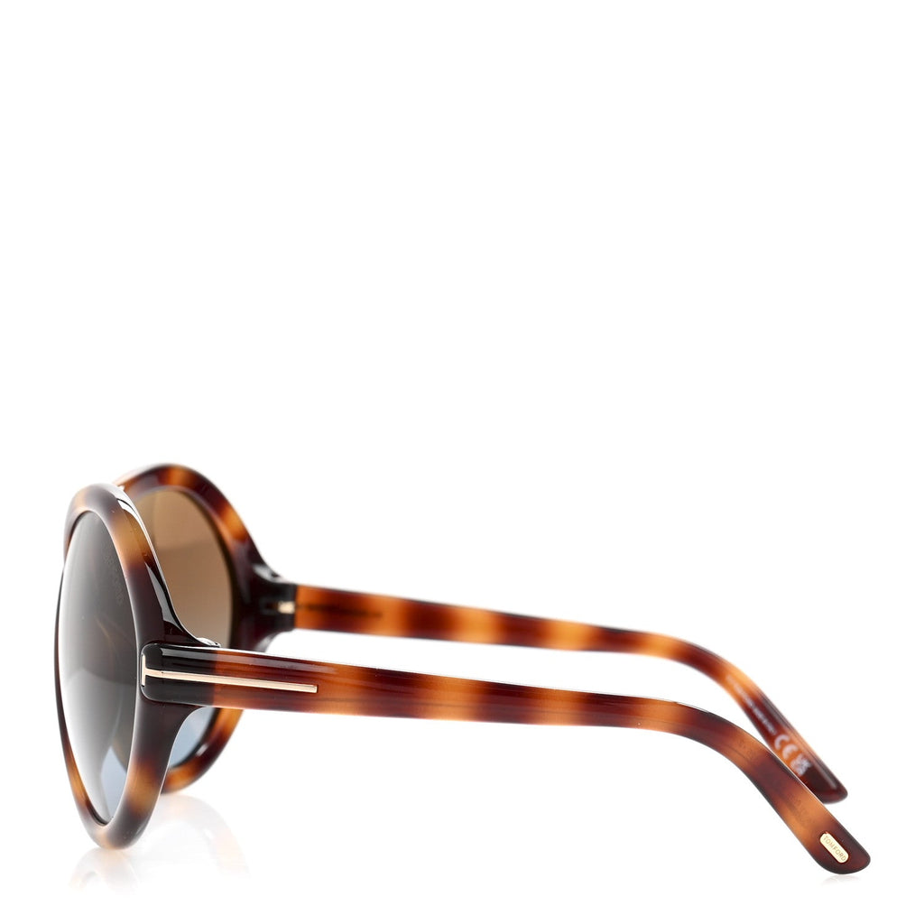 Tom Ford Oversized Sunglasses — Tortoise TF1070