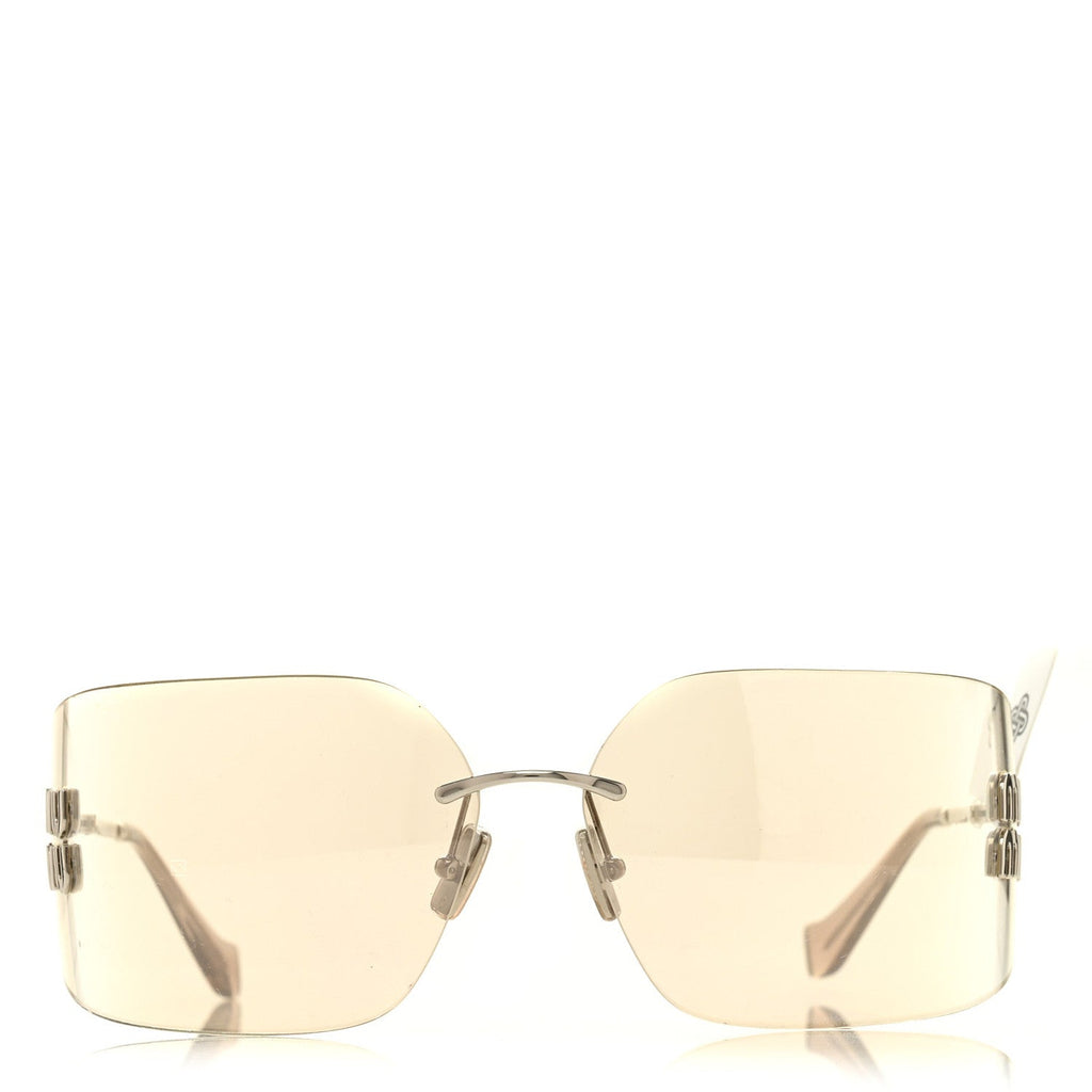 Miu Miu Square Sunglasses — Silver SMU54Y