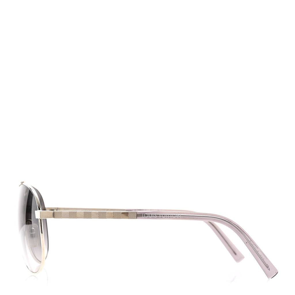 Louis Vuitton Aviator Sunglasses — Silver Z0340U