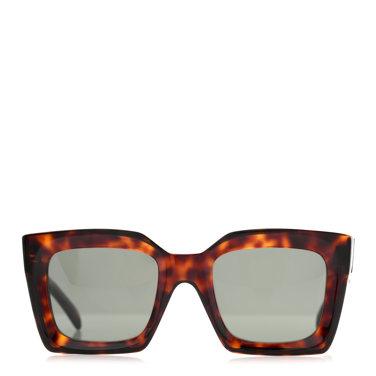 Celine Square Sunglasses — Tortoise
