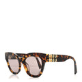 Miu Miu Cat-Eye Sunglasses — Tortoise SMU 01Y