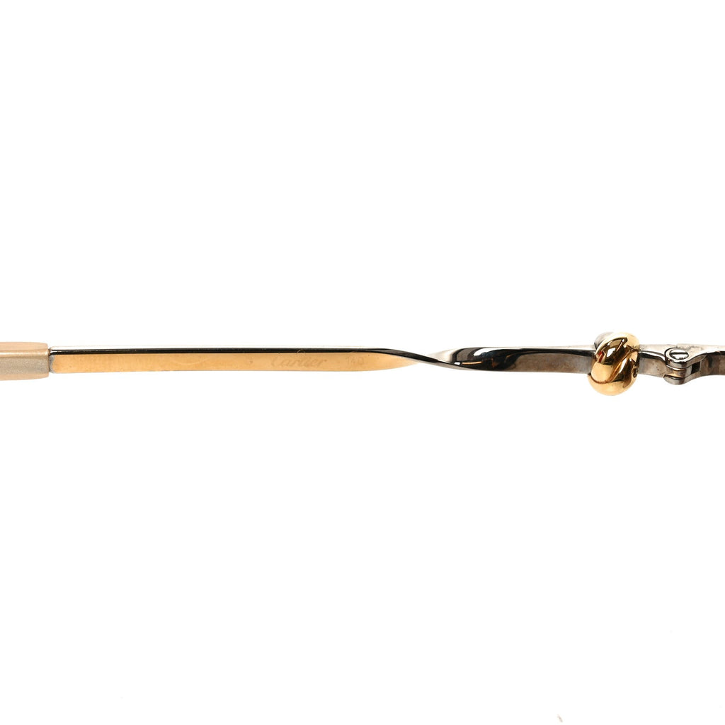 Cartier Square Sunglasses — Brown