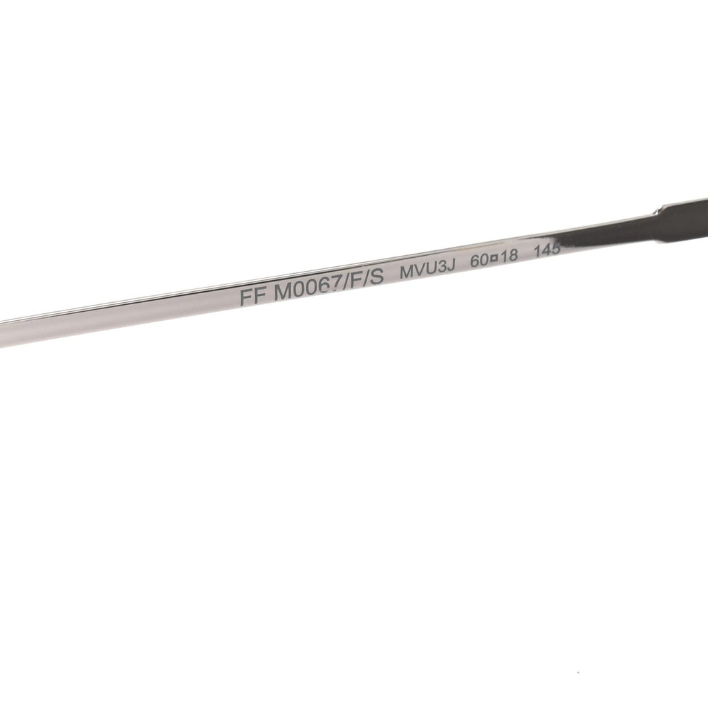 Fendi Aviator Sunglasses — Silver