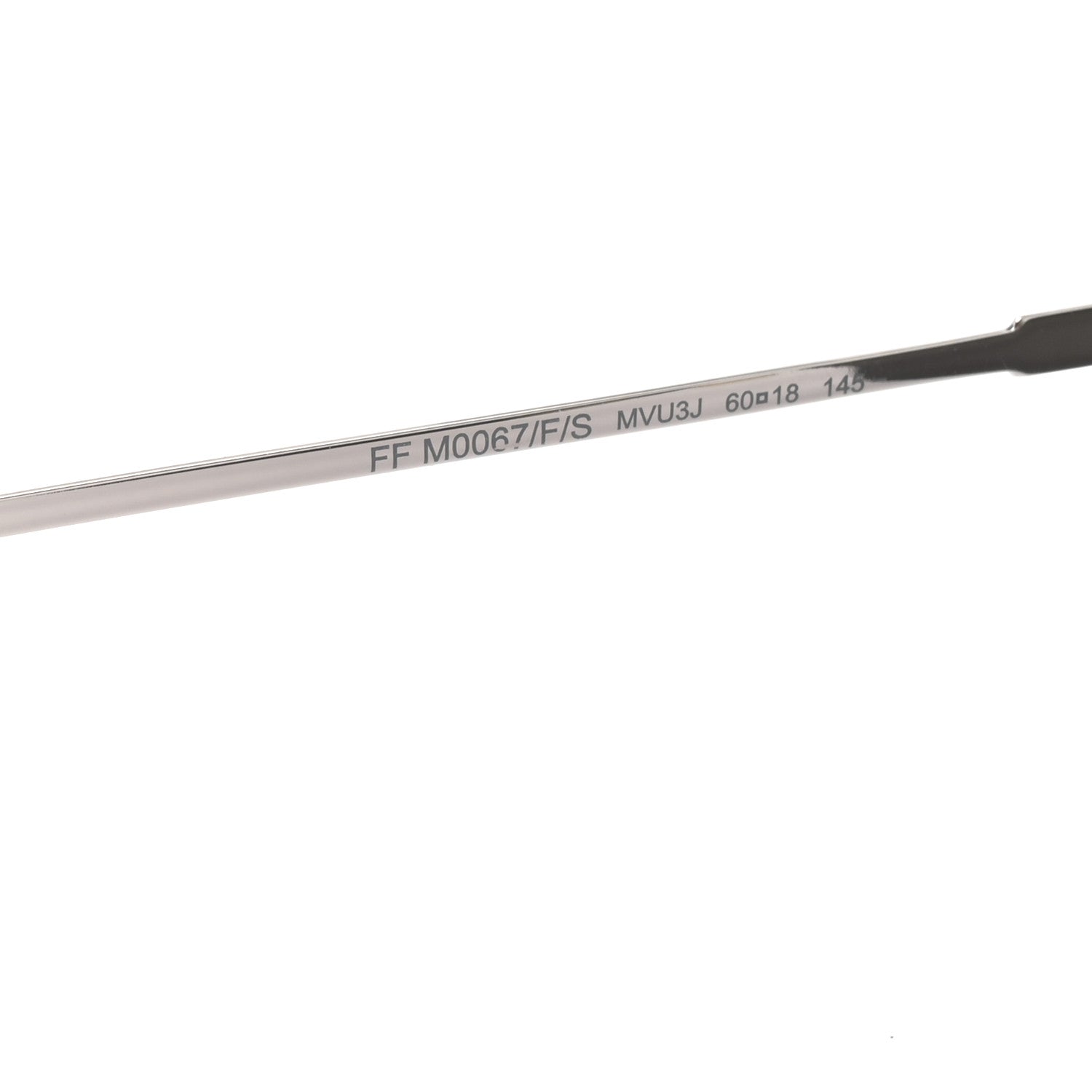 Fendi Aviator Sunglasses — Silver