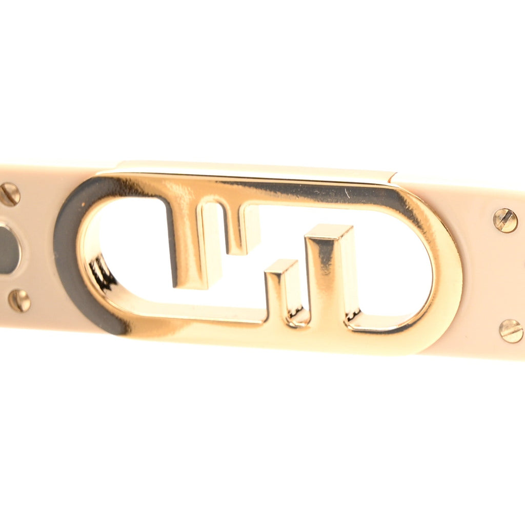 Fendi Square Sunglasses — Beige