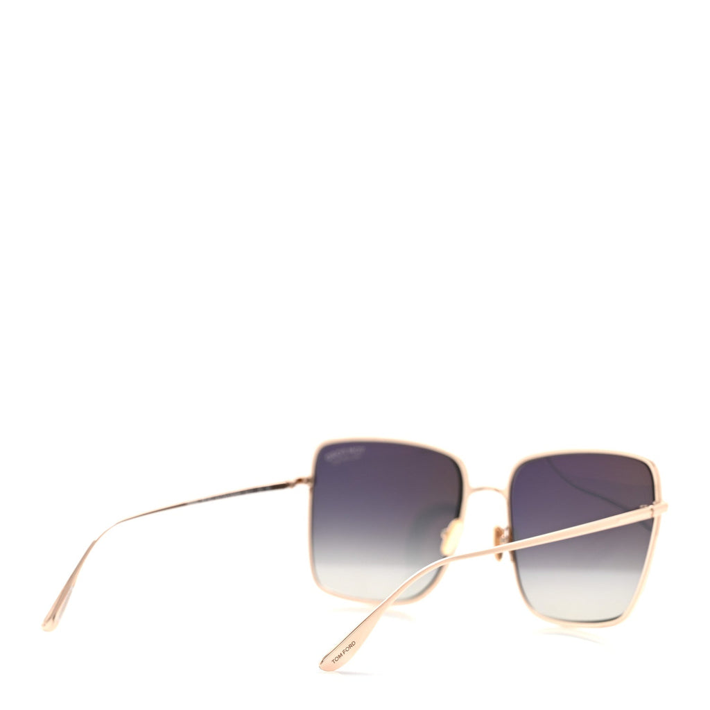 Tom Ford Square Sunglasses — Black TF739