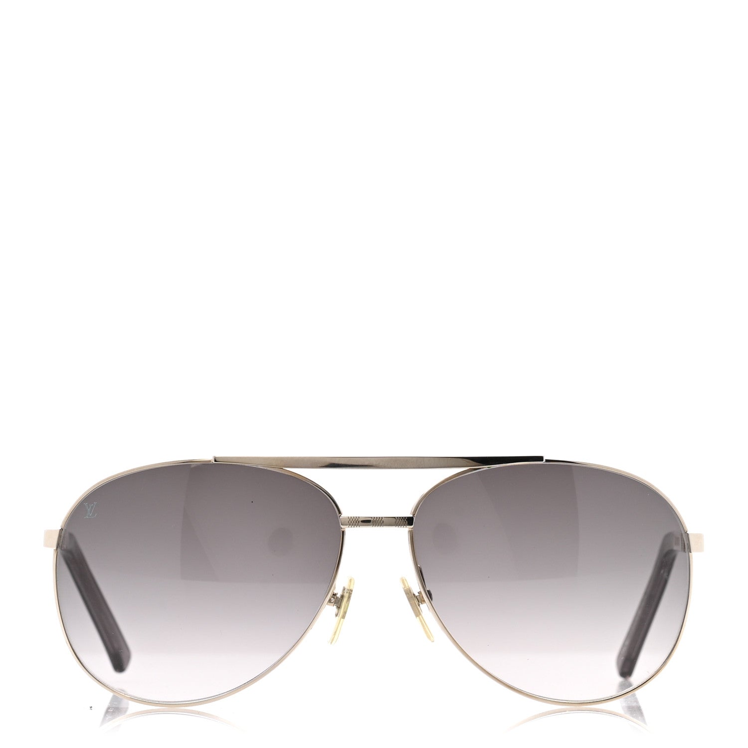 Louis Vuitton Aviator Sunglasses — Silver Z0340U