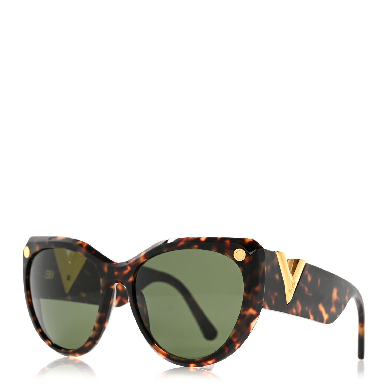 Louis Vuitton Round Sunglasses — Tortoise Z0904W