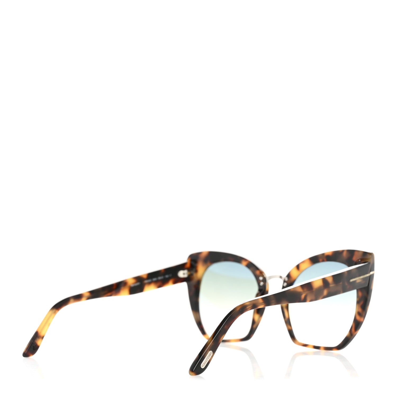 Tom Ford Cat-Eye Sunglasses — Tortoise TF553