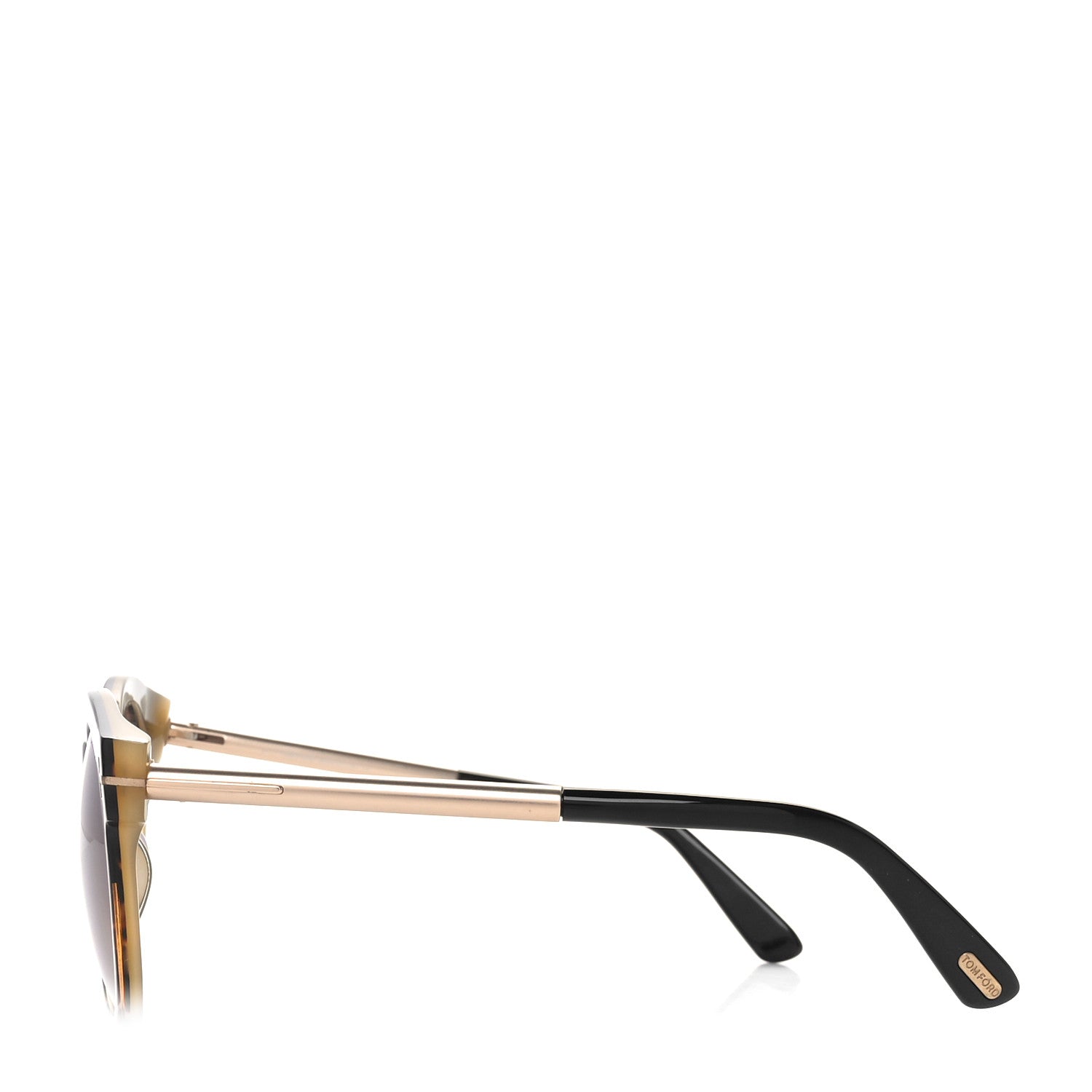 Tom Ford Round Sunglasses — Tortoise TF435