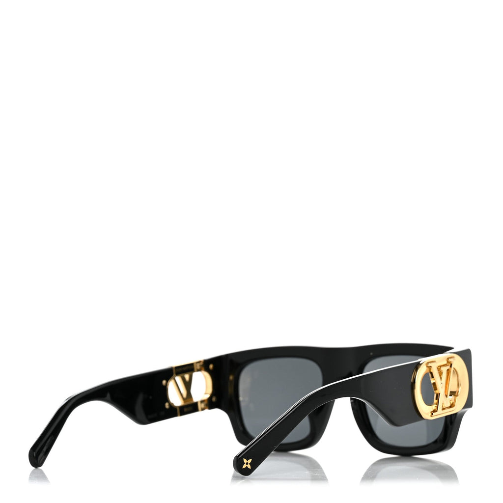Louis Vuitton Square Sunglasses — Black Z1478E