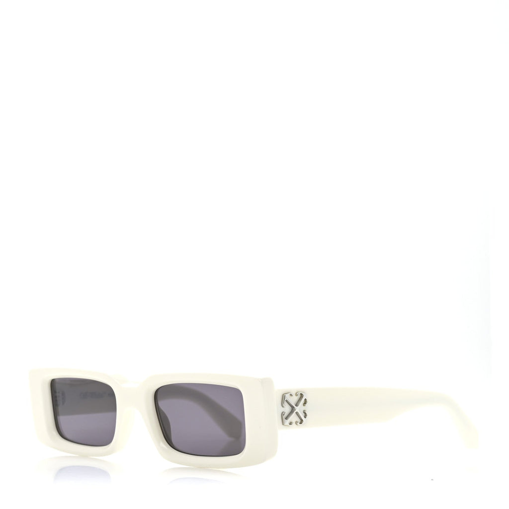 Off-White Square Sunglasses — White