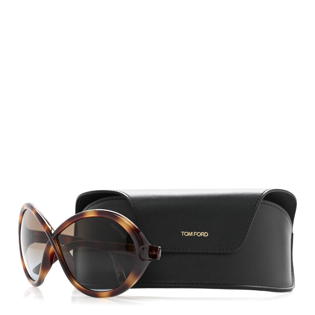 Tom Ford Oversized Sunglasses — Tortoise TF1070
