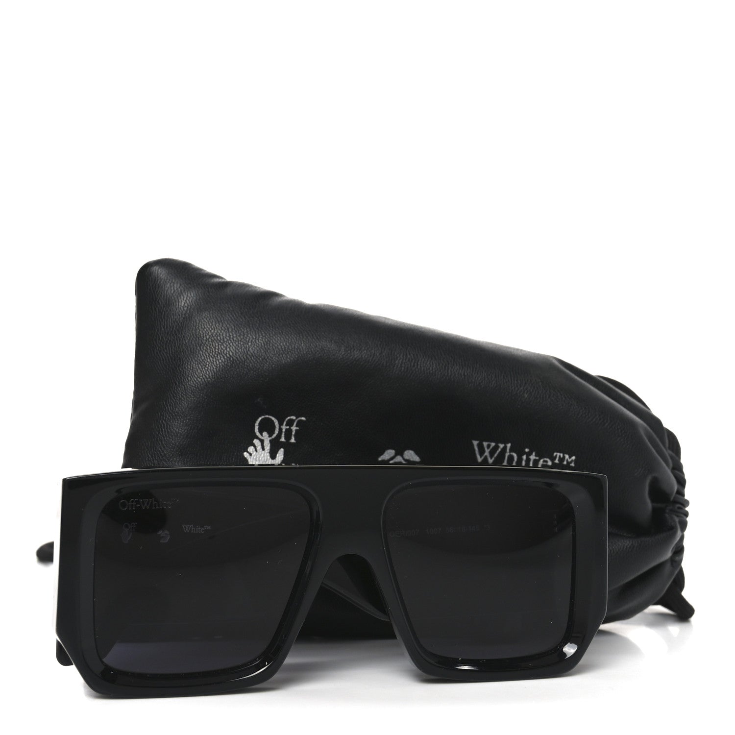 Off-White Square Sunglasses — Black