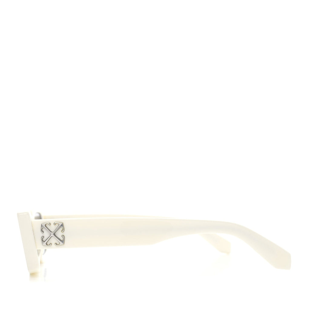 Off-White Square Sunglasses — White