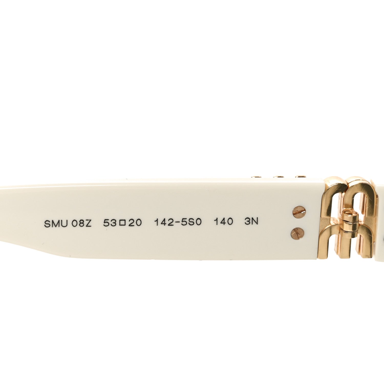 Miu Miu Rectangle Sunglasses — White SMU 08Z