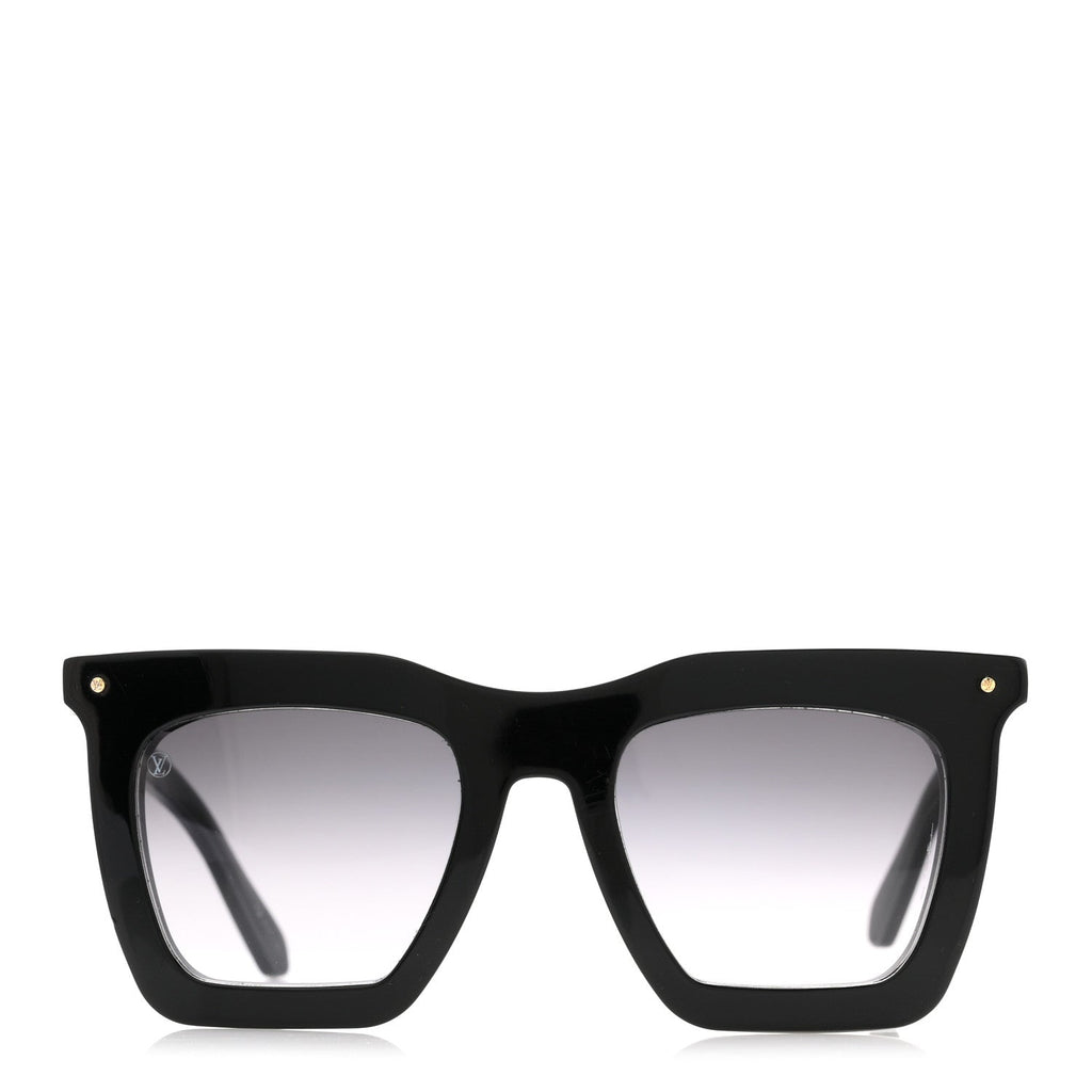Louis Vuitton Square Sunglasses — Black Z1217E
