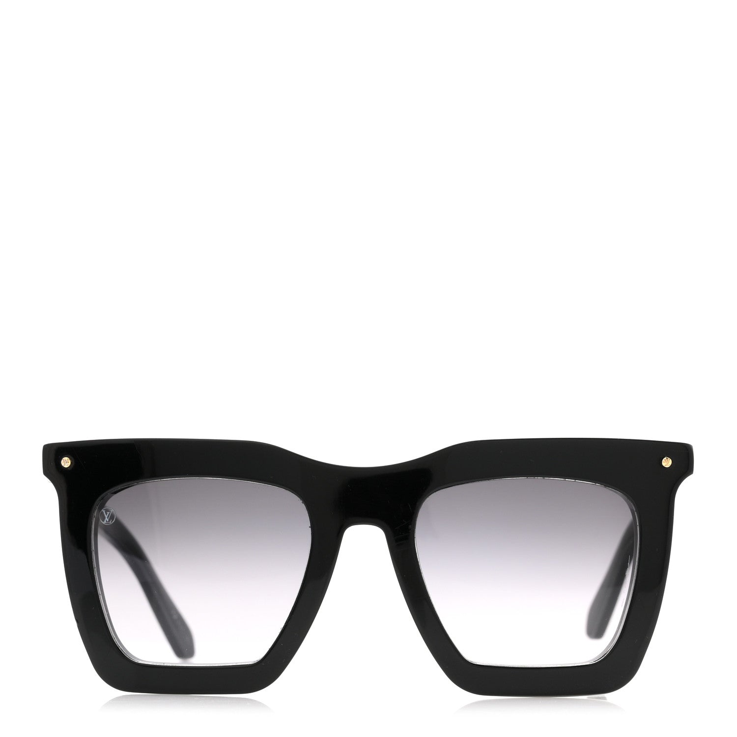 Louis Vuitton Square Sunglasses — Black Z1217E