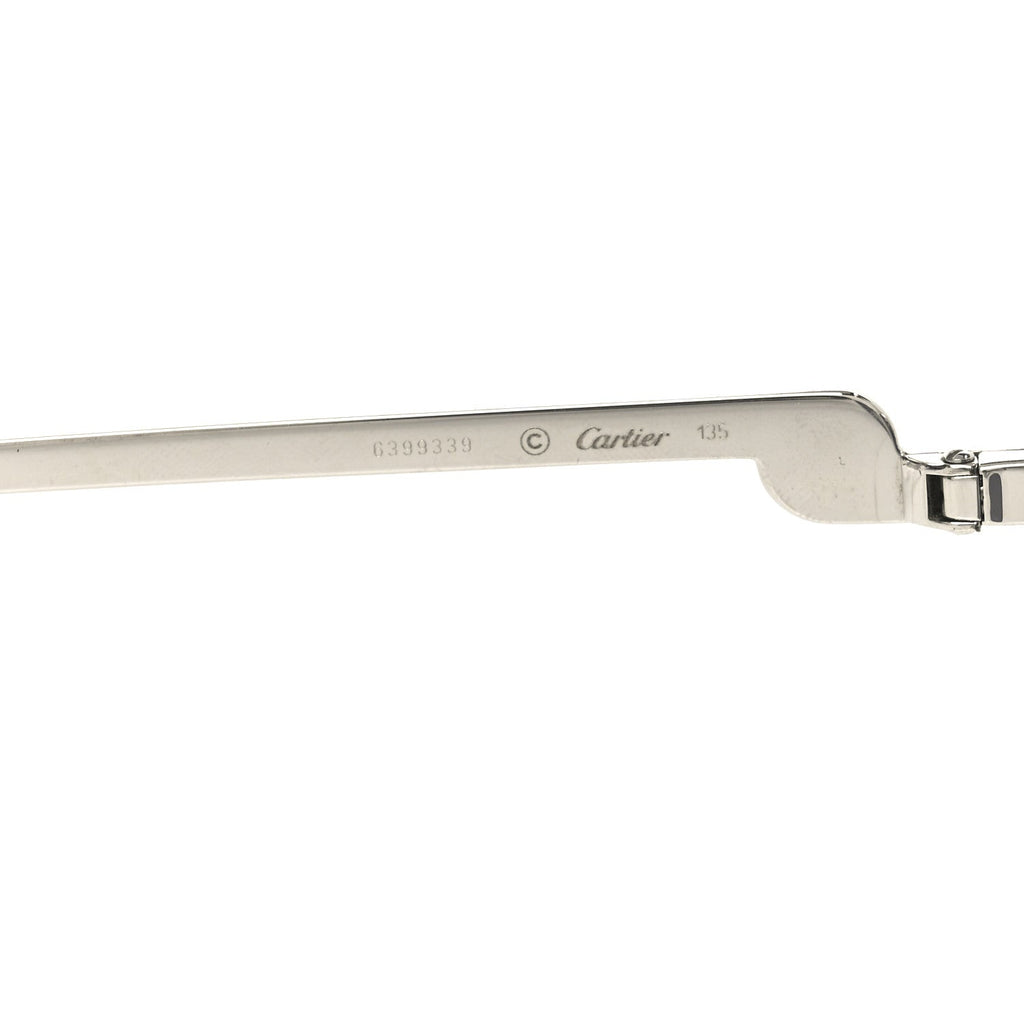 Cartier Cat-Eye Sunglasses — Silver