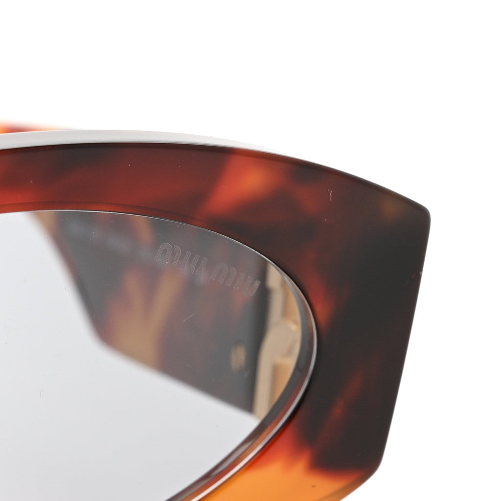 Miu Miu Oval Sunglasses — Havana SMU11W
