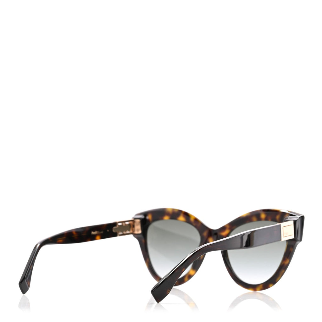 Fendi Cat-Eye Sunglasses — Tortoise