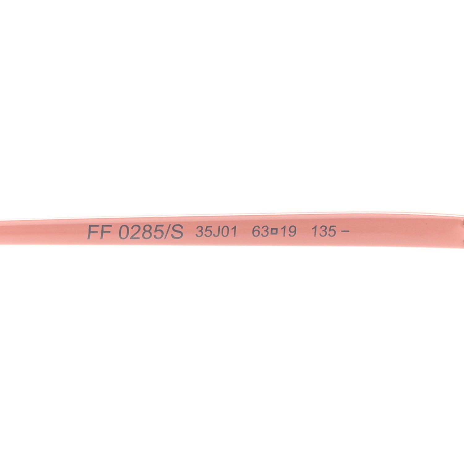 Fendi Round Sunglasses — Pink