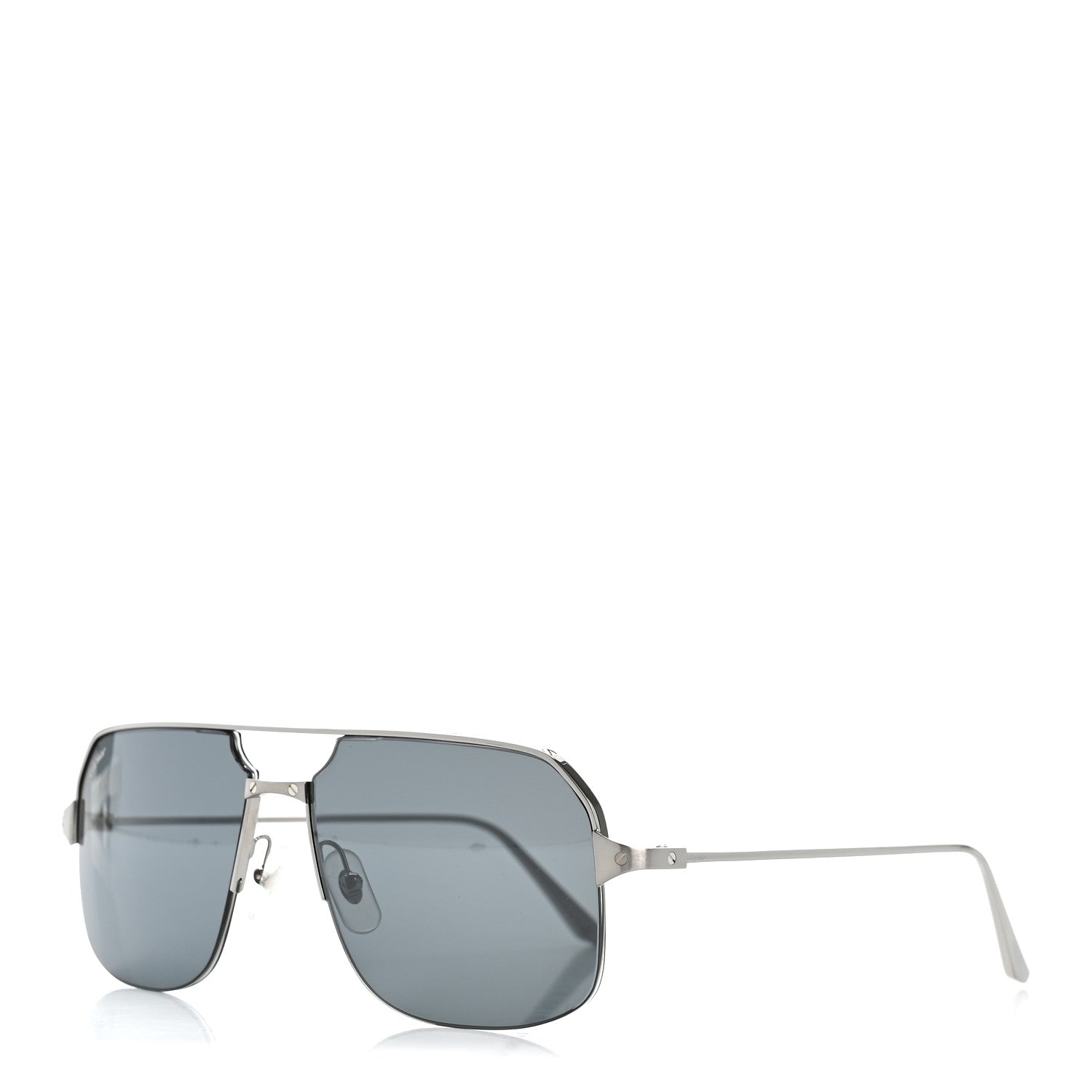 Cartier Aviator Sunglasses — Silver