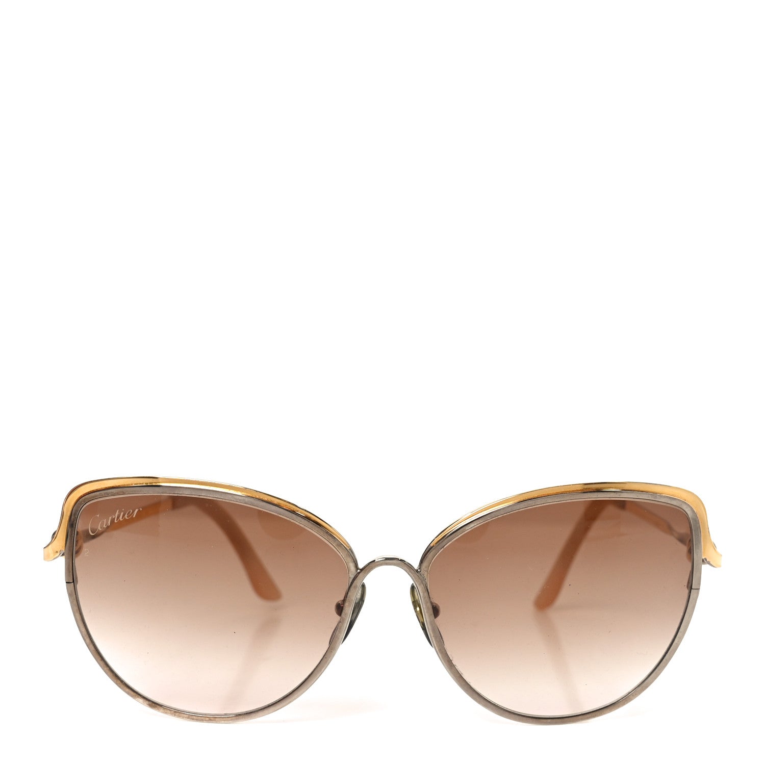 Cartier Square Sunglasses — Brown