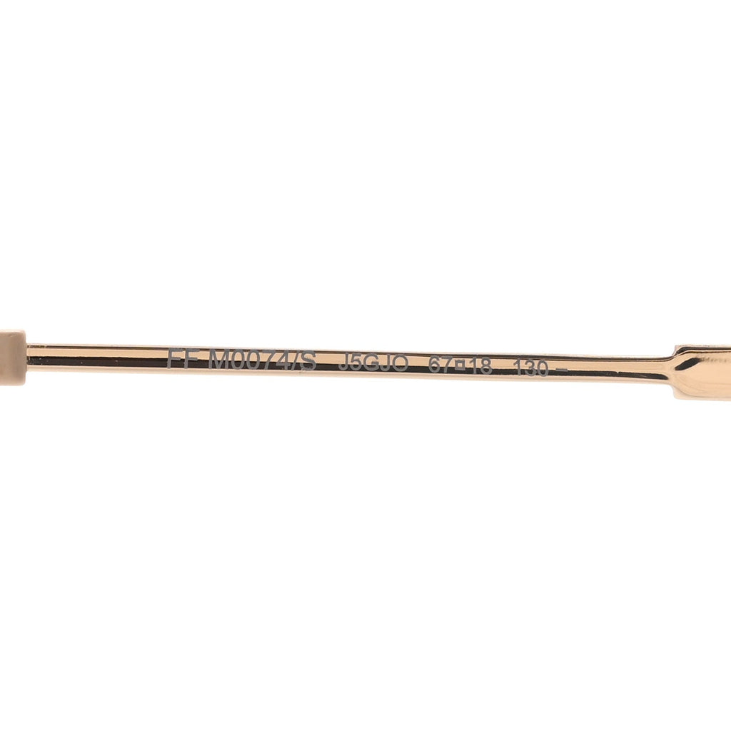 Fendi Aviator Sunglasses — Gold