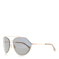 Fendi Aviator Sunglasses — Gold