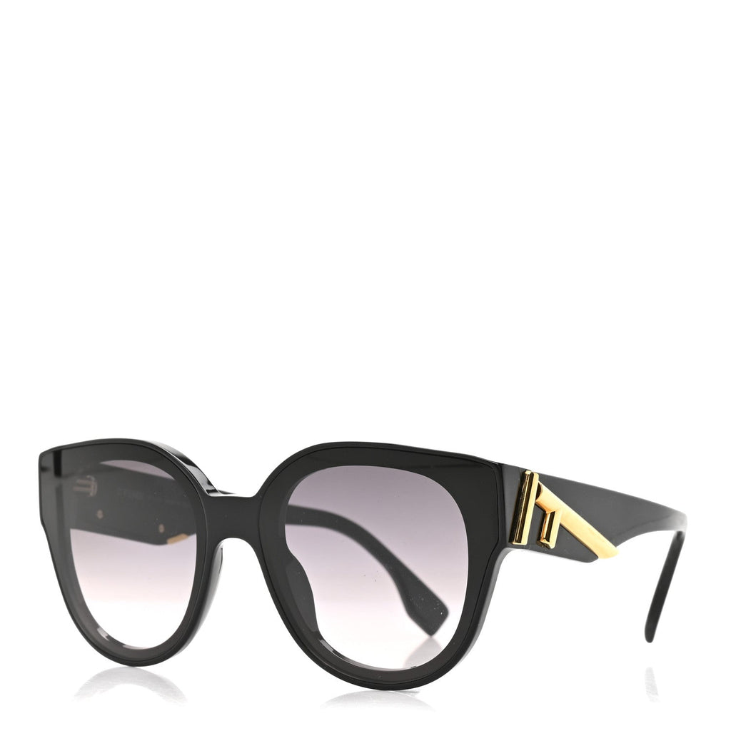 Fendi Cat-Eye Sunglasses — Black