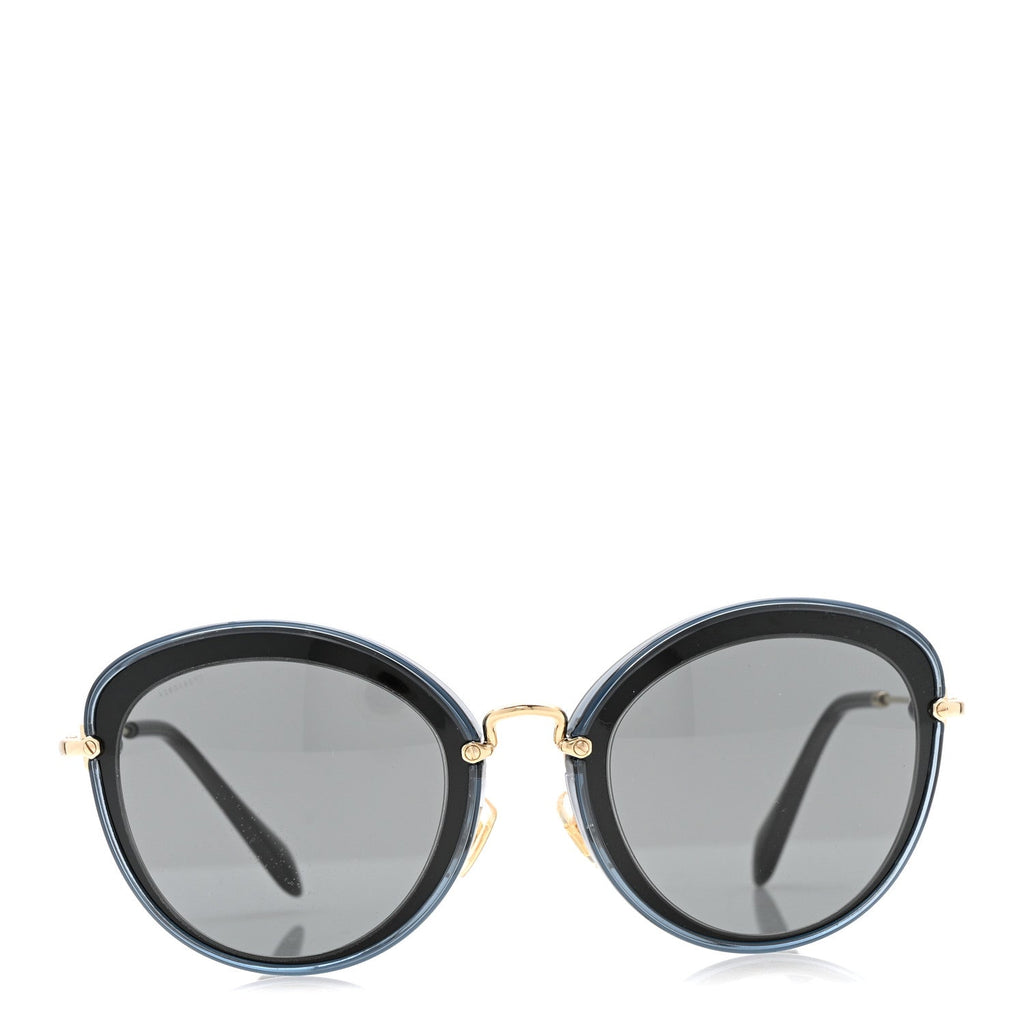 Miu Miu Round Sunglasses — Gold SMU 50R