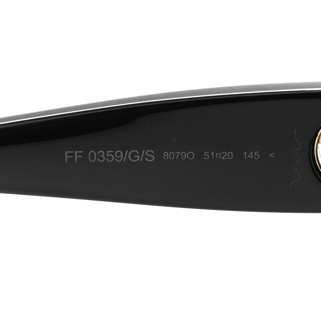 Fendi Square Sunglasses — Black