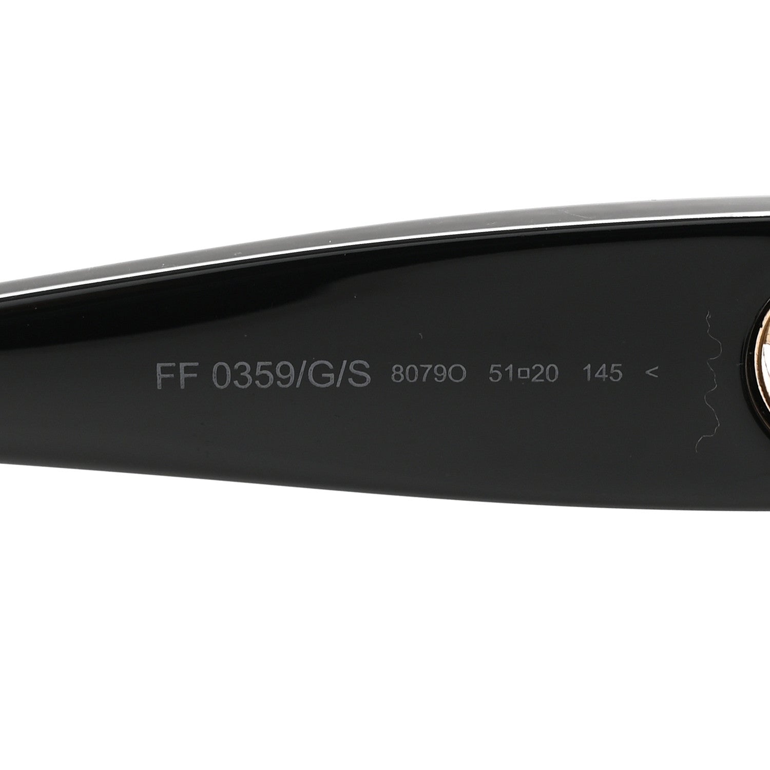 Fendi Square Sunglasses — Black