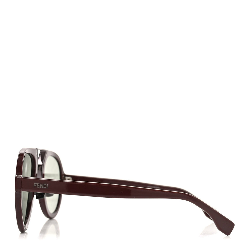 Fendi Aviator Sunglasses — Brown