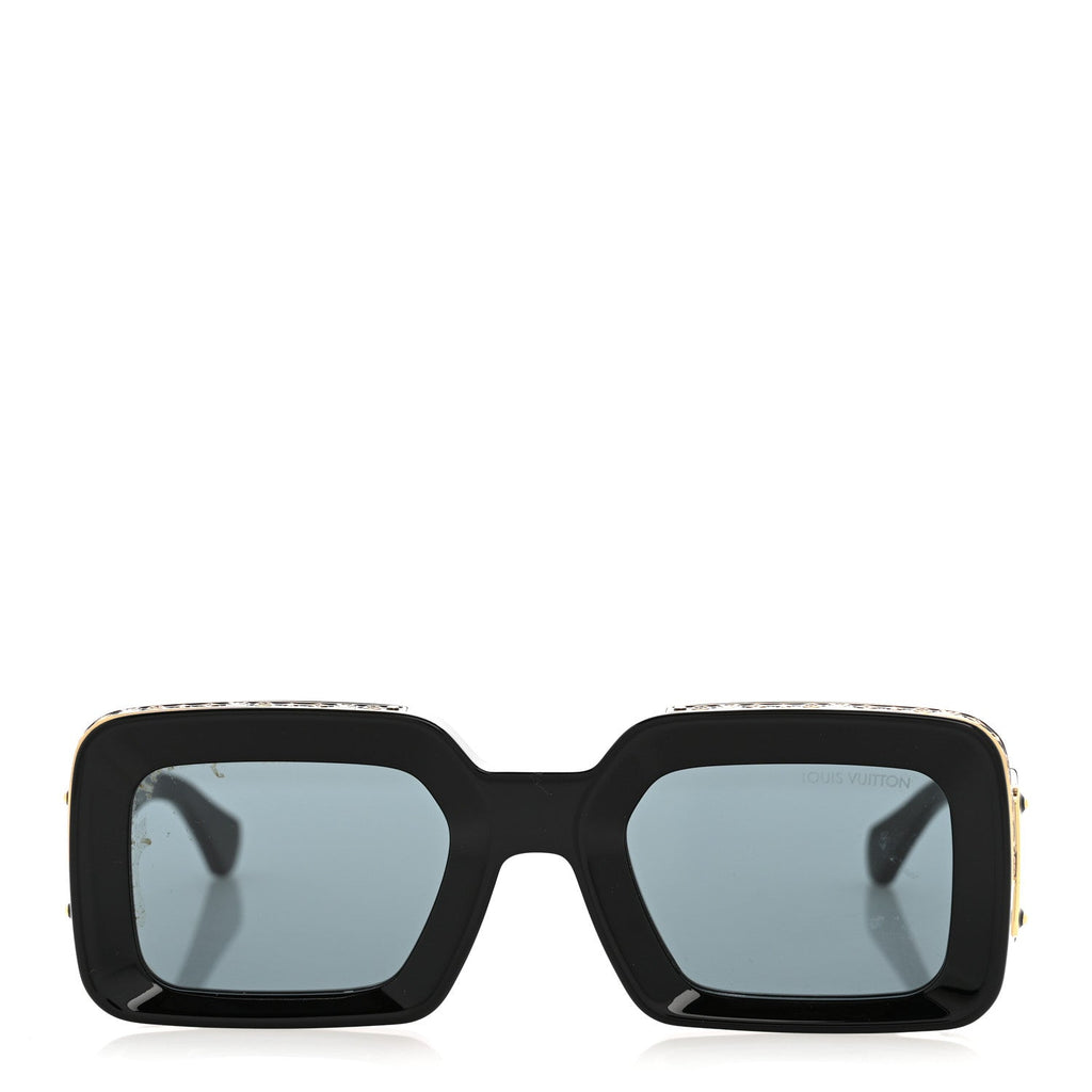 Louis Vuitton Square Sunglasses — Black Z1591W