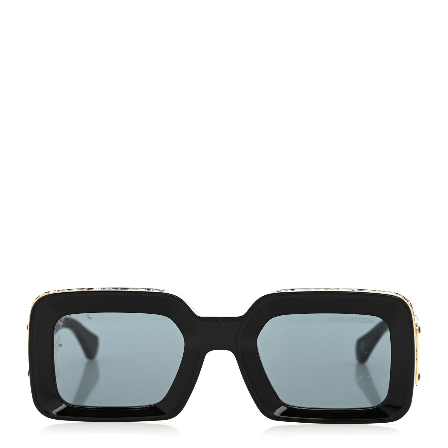 Louis Vuitton Square Sunglasses — Black Z1591W