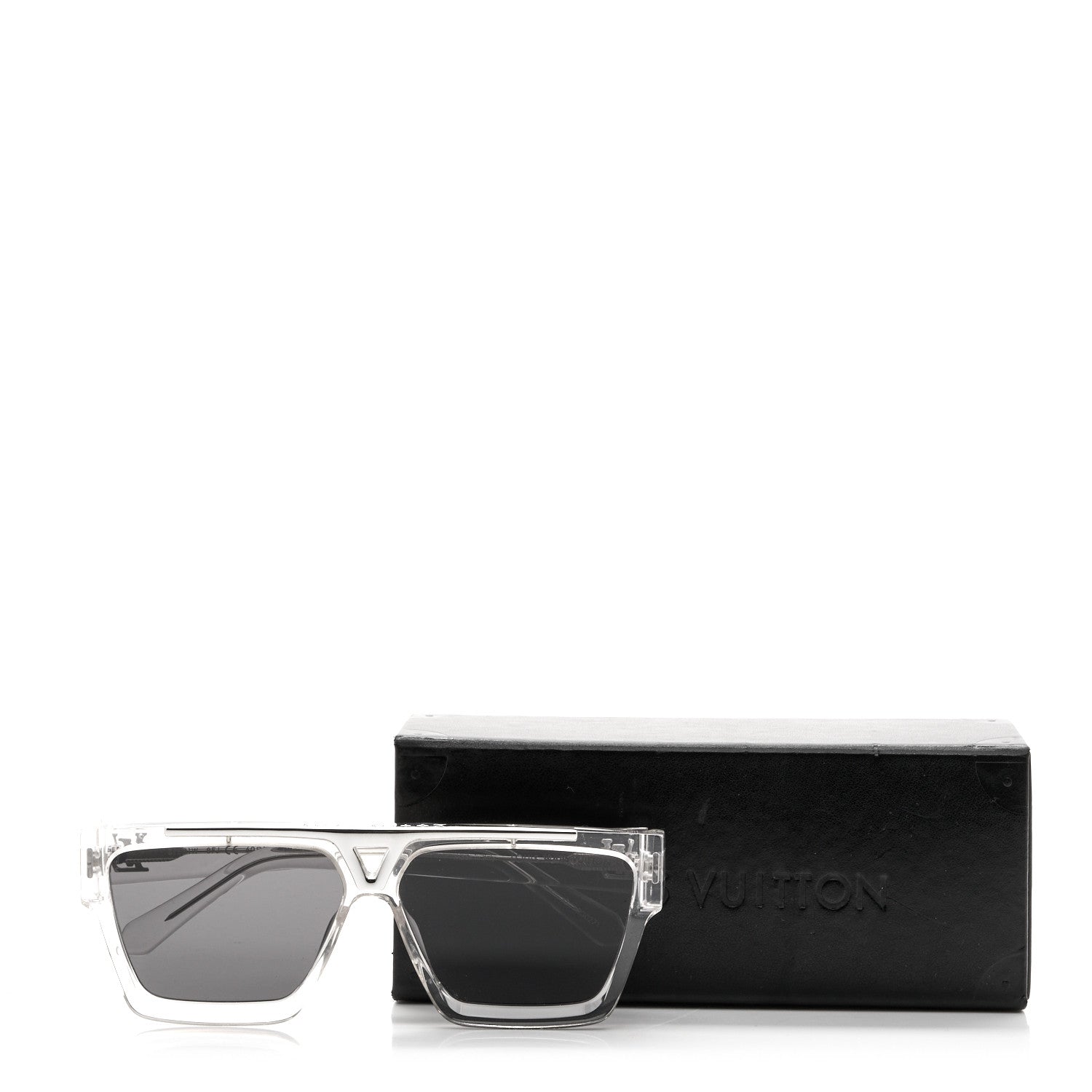 Louis Vuitton Square Sunglasses — Transparent Z1681W