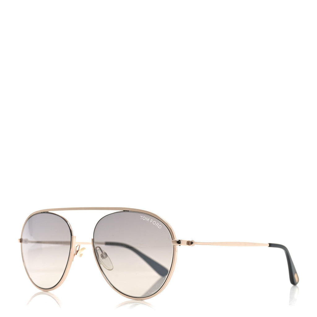 Tom Ford Aviator Sunglasses — Gold TF599