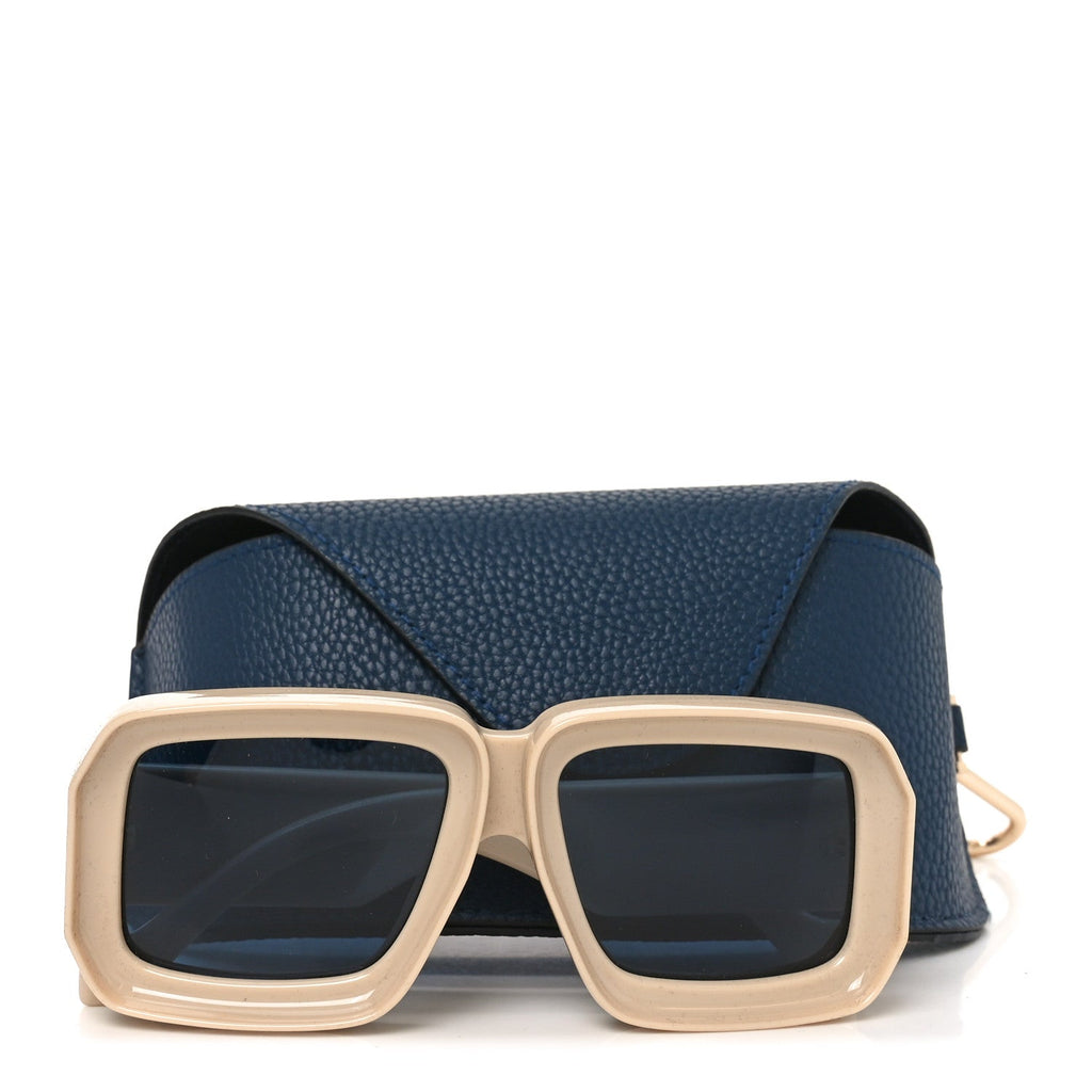 Loewe Mask Sunglasses — Beige
