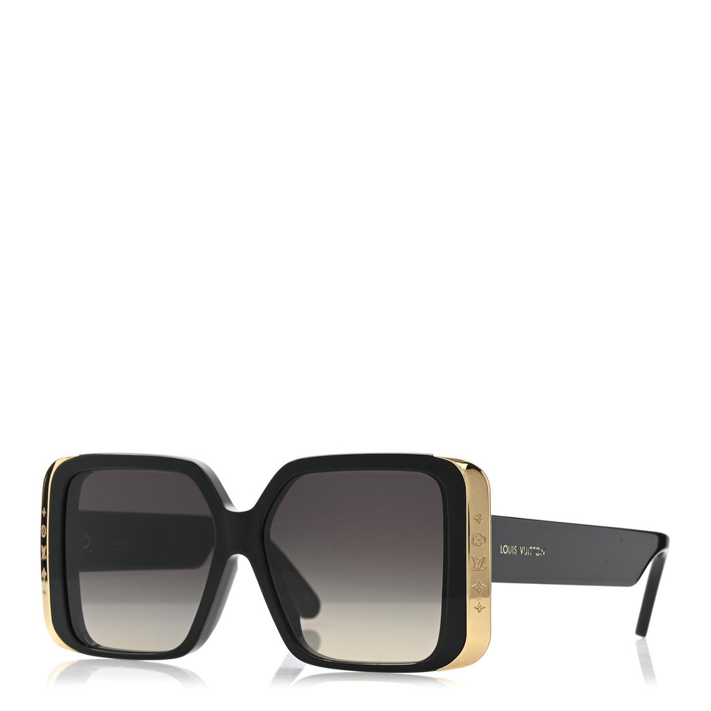 Louis Vuitton Square Sunglasses — Black Z1664W