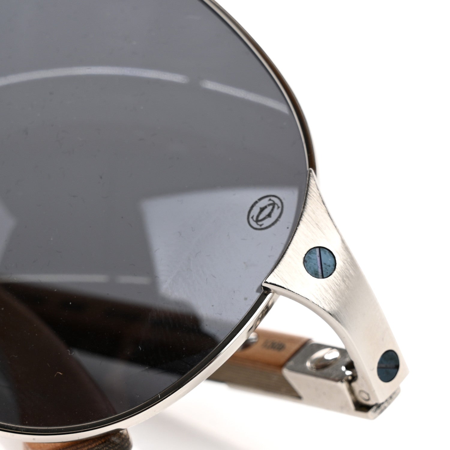 Cartier Aviator Sunglasses — Silver