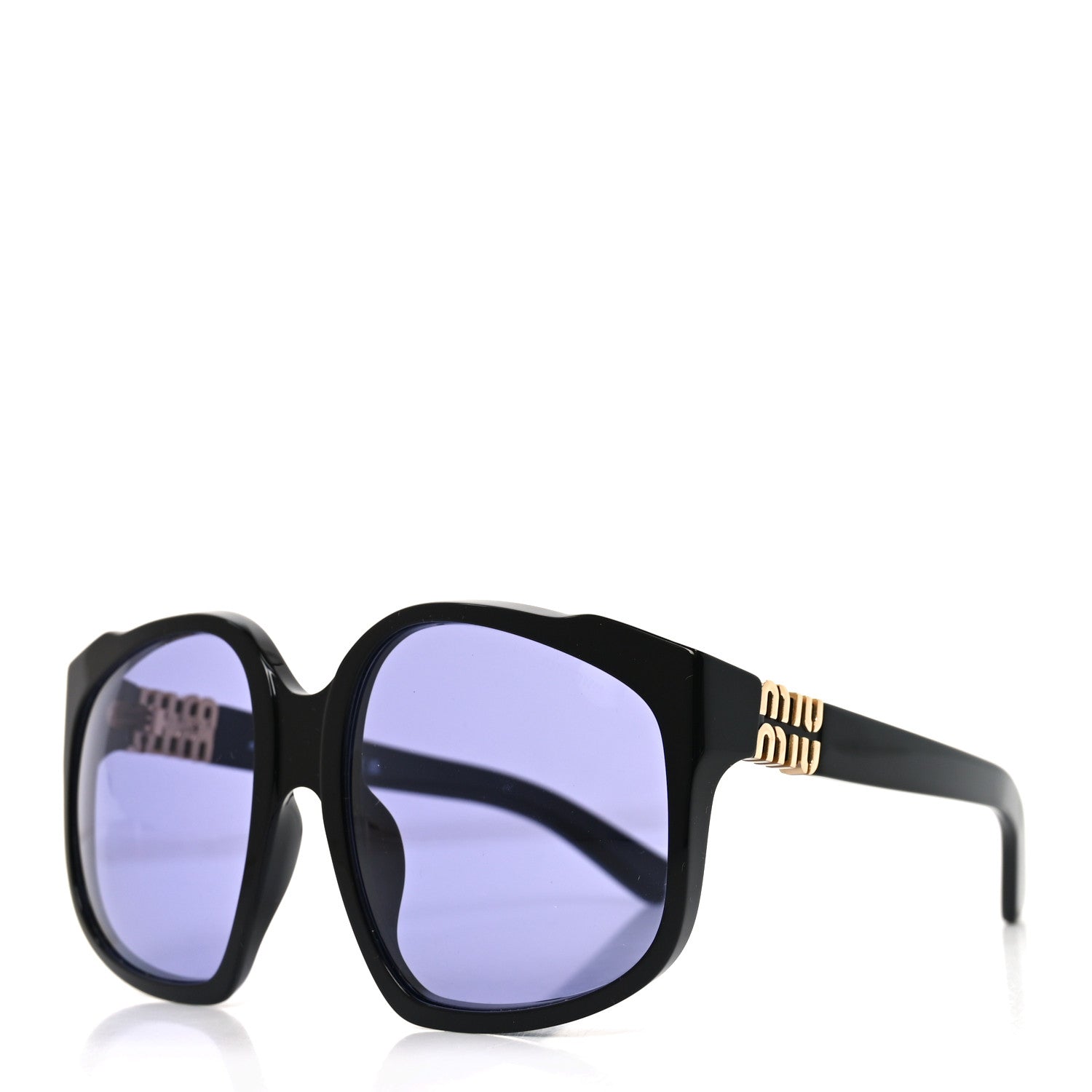 Miu Miu Square Sunglasses — Black
