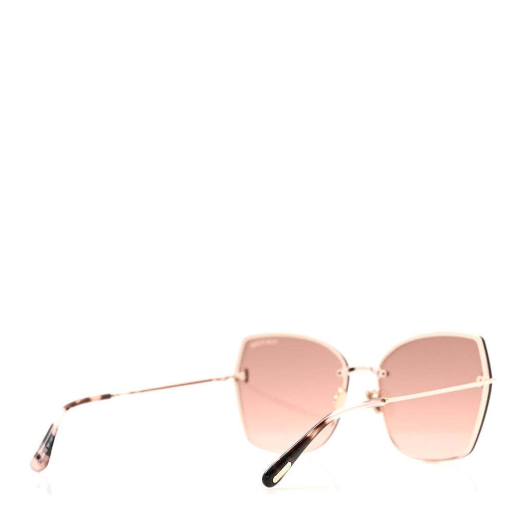 Tom Ford Square Sunglasses — Gold TF1107